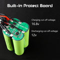18650 LI-ON 2600mAh 4S 14.8V 1C XT60, FPV Goggles Battery Pack Built-in Protect Board