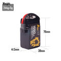 5PCS SR 1550MAH 6S1P 22.2V 120C XT60