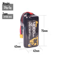 21700 A45 4000MAH 3S1P 11.1V 45A XT30/XT60