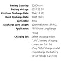 VTC5A 5200mah 6S2P 22.2V 70A XT60